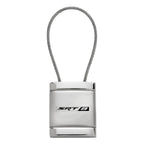 Satin-Chrome Cable Keychain KCC.SRT8 - Officially Licensed for SRT8