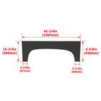 Set of 2 Rear Upper Wheel Arch Repair Panels for Chevy Silverado 1500 (2007–2014)