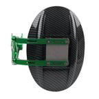 Green Carbon Fiber Rear Splash Mudguard w/Bracket for KAWASAKI Z1000/SX (14-20)