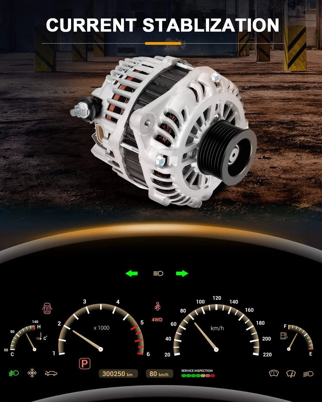 Alternator for Nissan Altima Maxima Murano 3.5L (2007–2013)