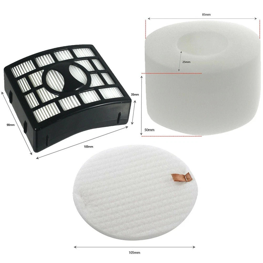Vacuum Filters Kit for Shark NV601UK NV601UKT NV600UK NV700UK NV700UKT
