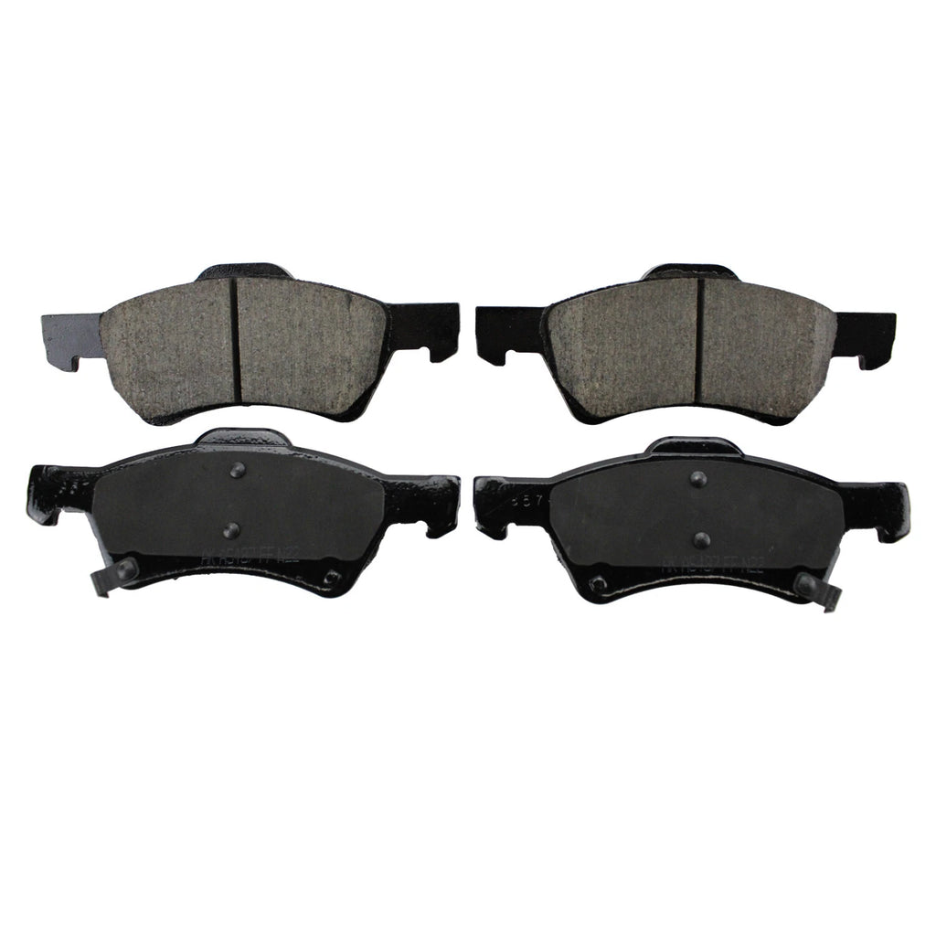Set of 4 Akebono ProAct Front Ceramic Disc Brake Pads for Town & Country (2008–2016)