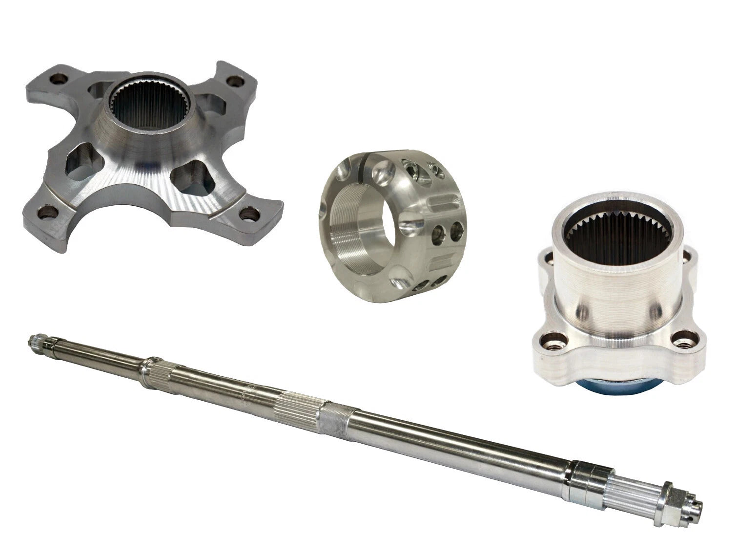 Axcalibar Axle + Sprocket Hub + Brake Hub + Lock Nut for Yamaha YFZ450R (2009–2023)