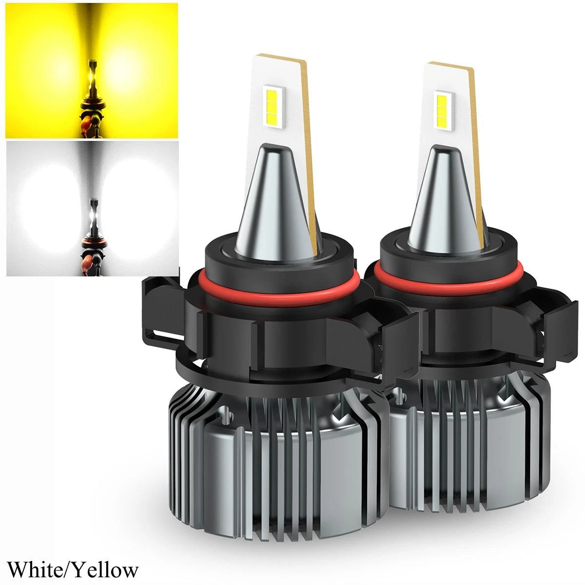 2X 5202 H16 LED Fog Light Bulb for AUXITO (6000K, 4000LM)
