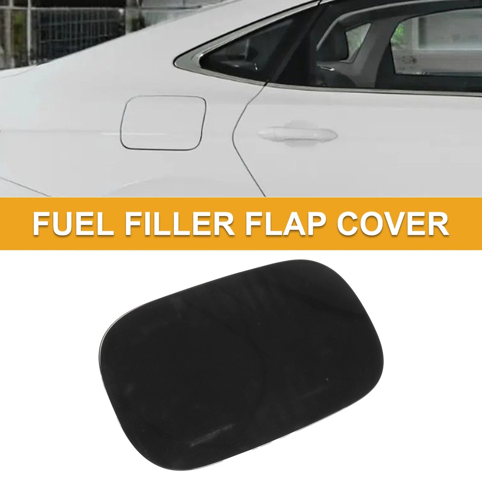 Fuel Tank Door Cap for Mercedes-Benz C253 (2016–2019) Black Filler Flap Cover