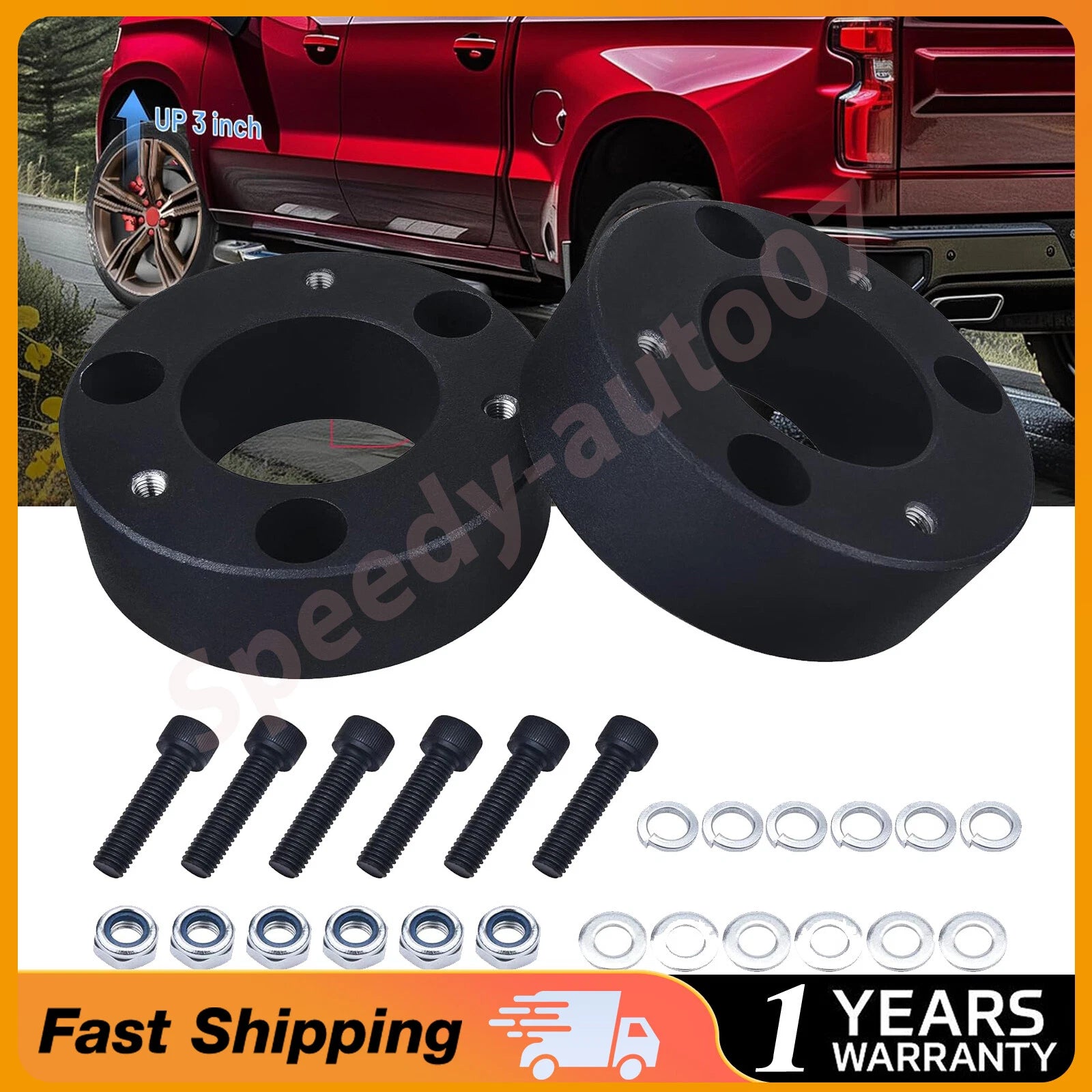 3" Front Leveling Lift Kit for Ford F150 (2004–2023) 2/4WD