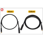 Electric Bike Motor Extension Cable 9 Pin Waterproof 80cm 130cm