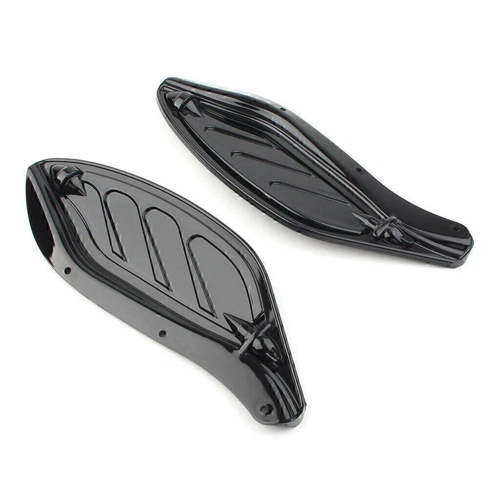 Black Windshield Air Deflector for Harley Touring FLHR FLHT CVO (96-13)