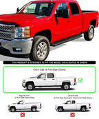 iBoard Running Boards for Chevy Silverado GMC Sierra (2007-2018)