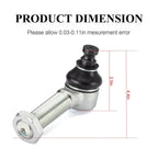 Front Upper A-Arms 2 x Adjustable Ball Joint for Polaris RZR S 800 (2009–2014)