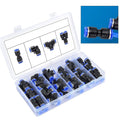 80 Piece Quick Connect Air Hose Fittings Kit for Universal Use (14 Inch)