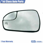 Left Side Power Heated Mirror Glass for Ford Fusion (2013–2020) DS7Z17K707F