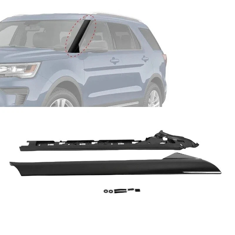 Left Side Windshield A-Pillar Molding Trim for Ford Explorer (2011–2019)