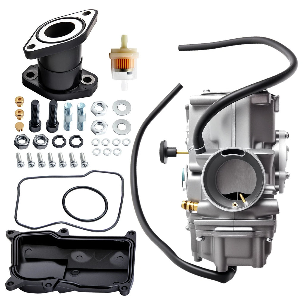 Carburetor & Intake Manifold Boot for Yamaha Kodiak 400 Big Bear 350 (1993–2000)