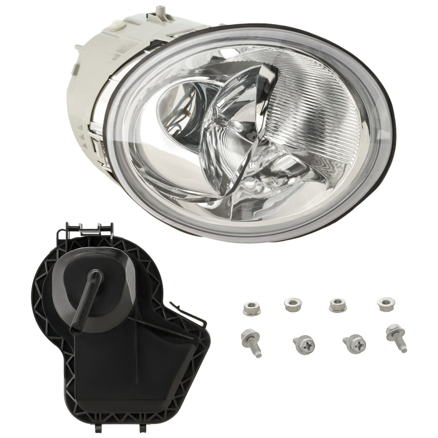Headlight for Volkswagen Beetle Right (1998–2005) with Bulb