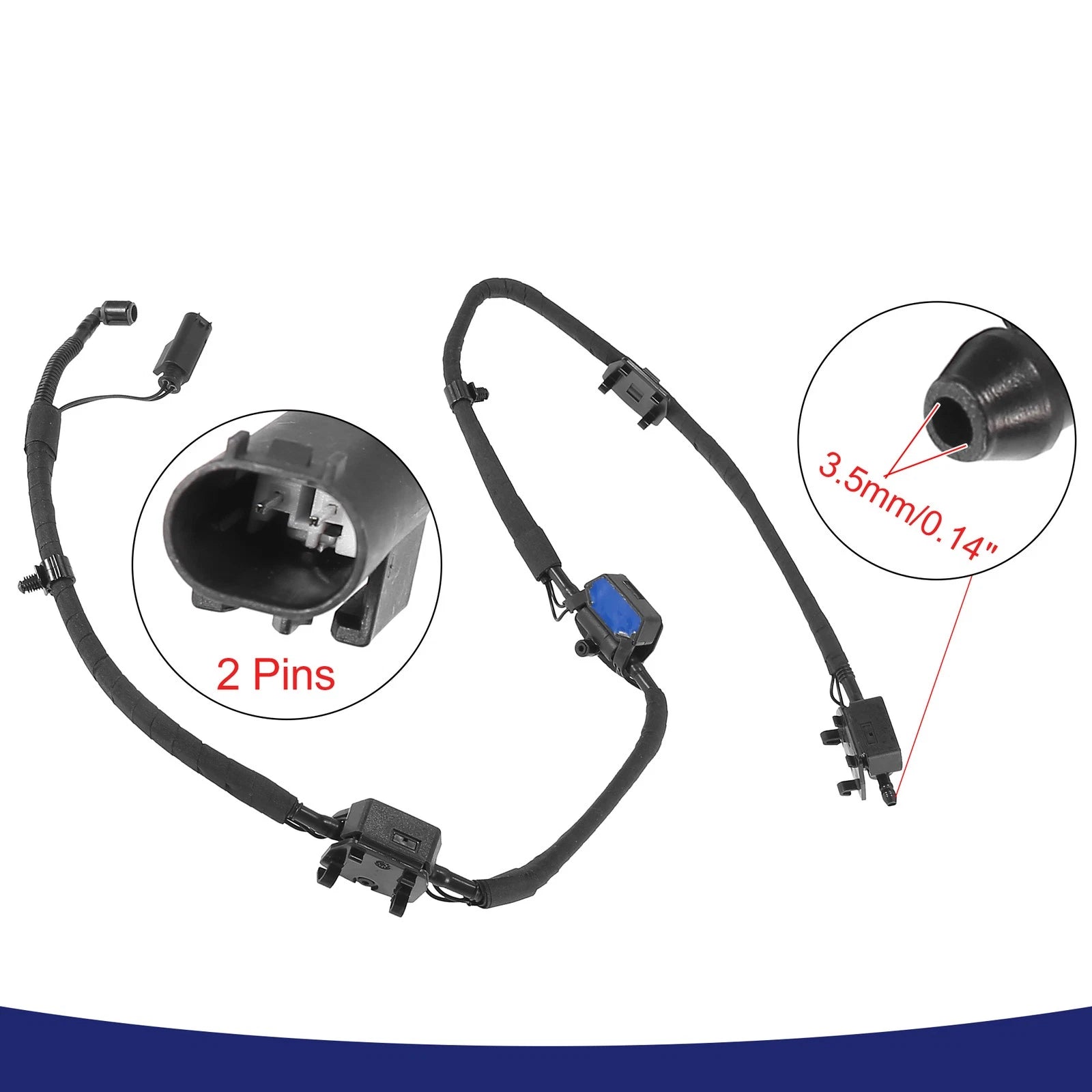 Windshield Washer Nozzles Spray Jet for BMW F10 F11 F18 (2011–2017)