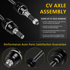 Set of 2 CV Joint Axles for Yamaha Viking 700 (2014–2018)