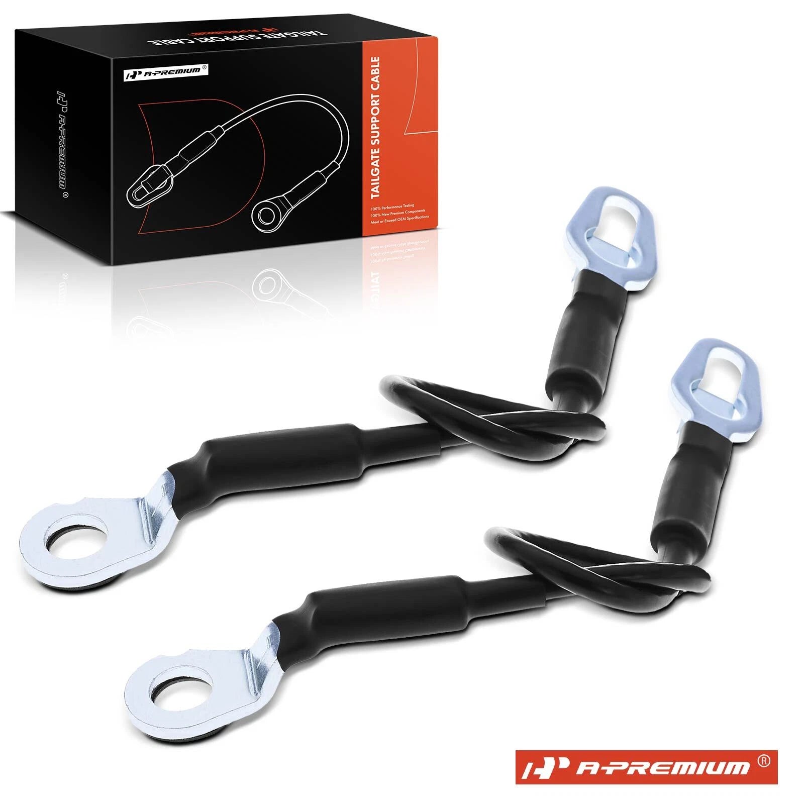 2X Tailgate Support Cable for Chevy Silverado Hummer H2 GMC 