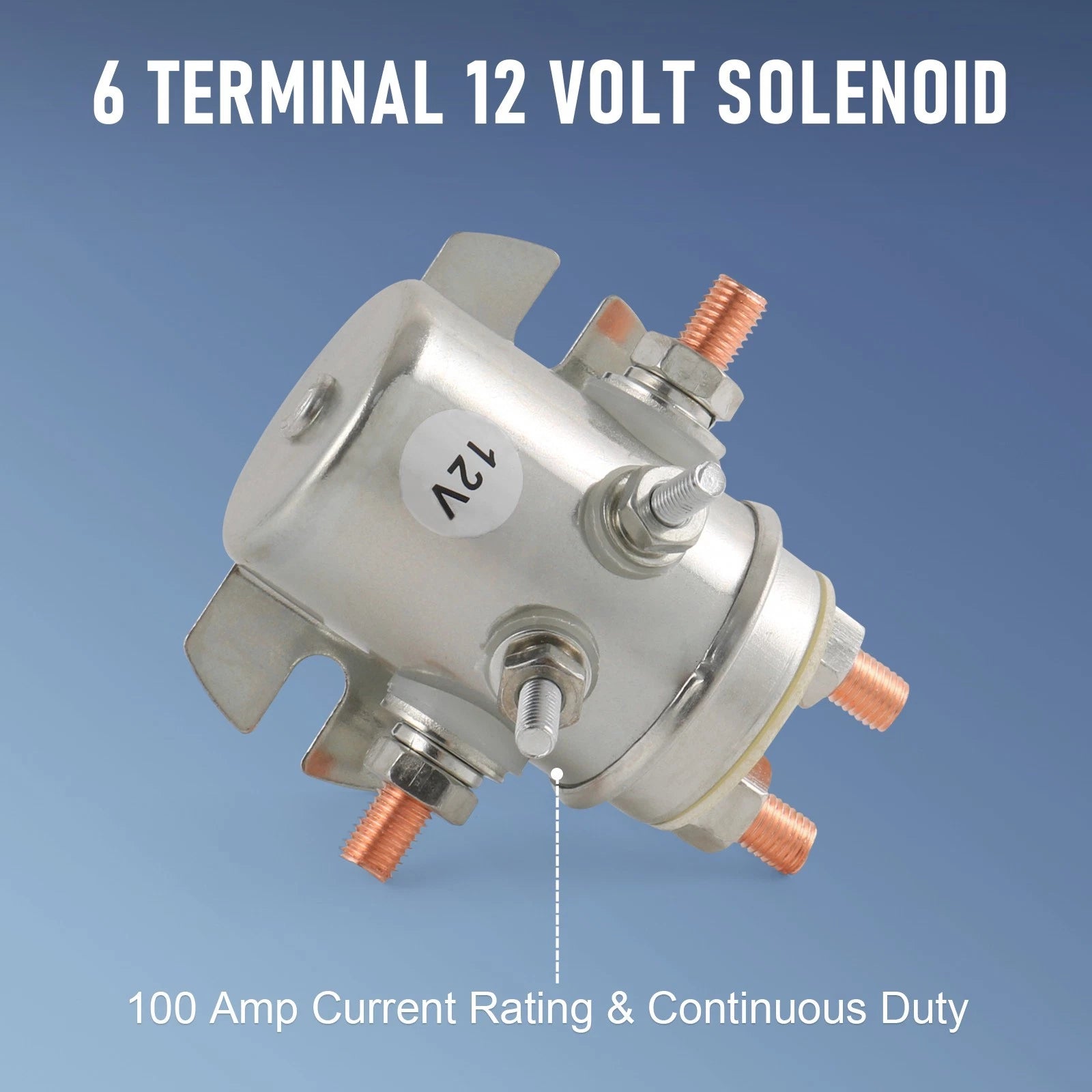 2X 12V Continuous Duty Relay Solenoid for Autocrane Boom Winch