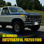 2X Front Amber LED Marker Lights for Ford Bronco F150 F250 F350 (1980–1986)