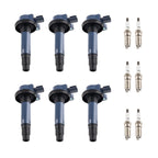 6X Ignition Coil & Spark Plug Pack for Ford Edge Taurus Mazda 6 CX-9 Lincoln