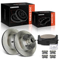 Front Disc Brake Rotors & Ceramic Pads for Ford E-150 (2000–2014)