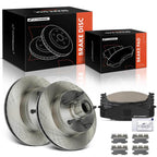 Front Disc Brake Rotors & Ceramic Pads for Ford E-150 (2000–2014)