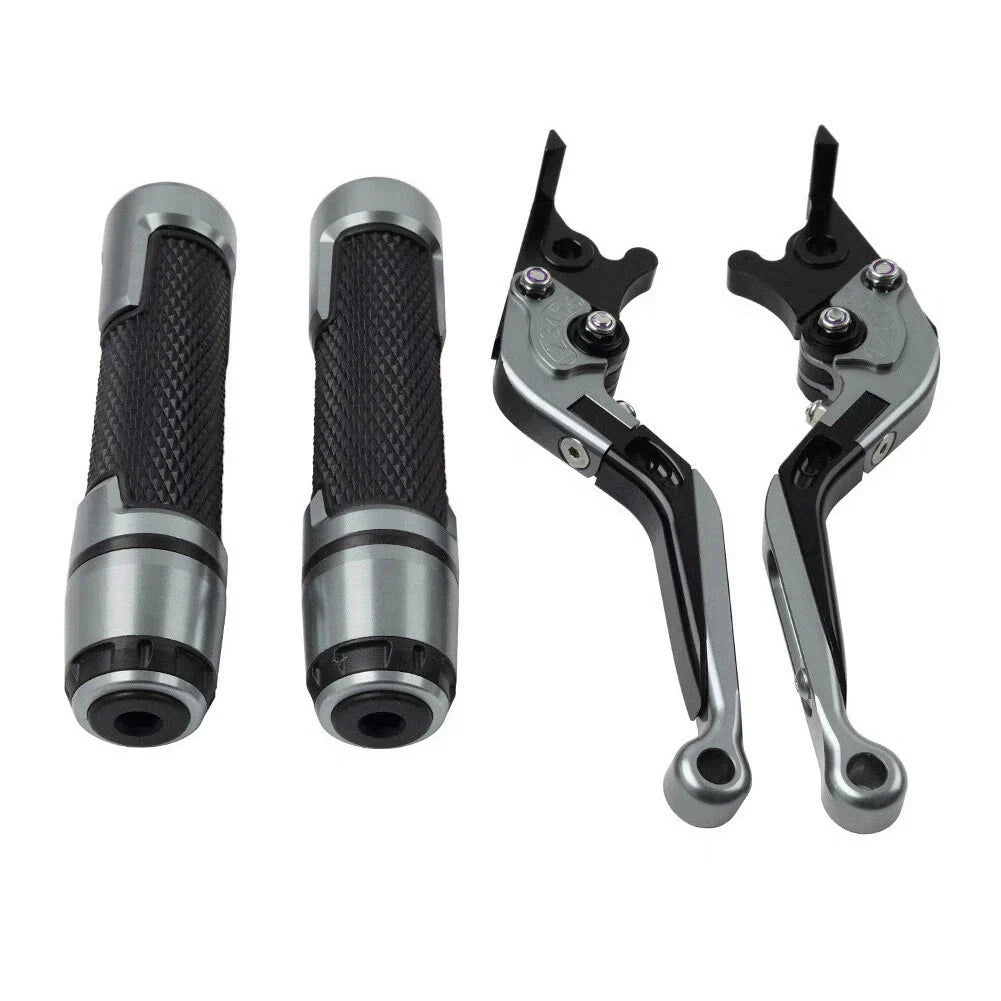 Extendable Brake Clutch Lever Grip Set for Kawasaki Z1000 ZX6R (2003-2023)