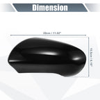 Left Side Mirror Cover Cap Gloss Black for Nissan Qashqai J10 (2007–2014)