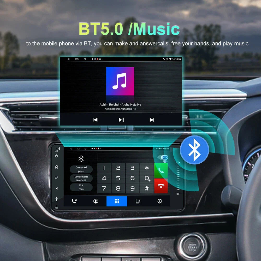 7'' Apple CarPlay Android Auto Radio for Toyota Echo (1999-2005)