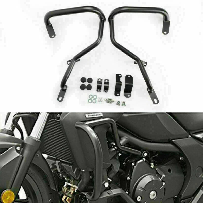 Black Engine Guard Set for Honda CTX700N (2014–2018) Crash Bars Protector