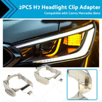 1 Pair LED Headlight H7 Clip Adapter Holder for Toyota Camry (1998–2019)