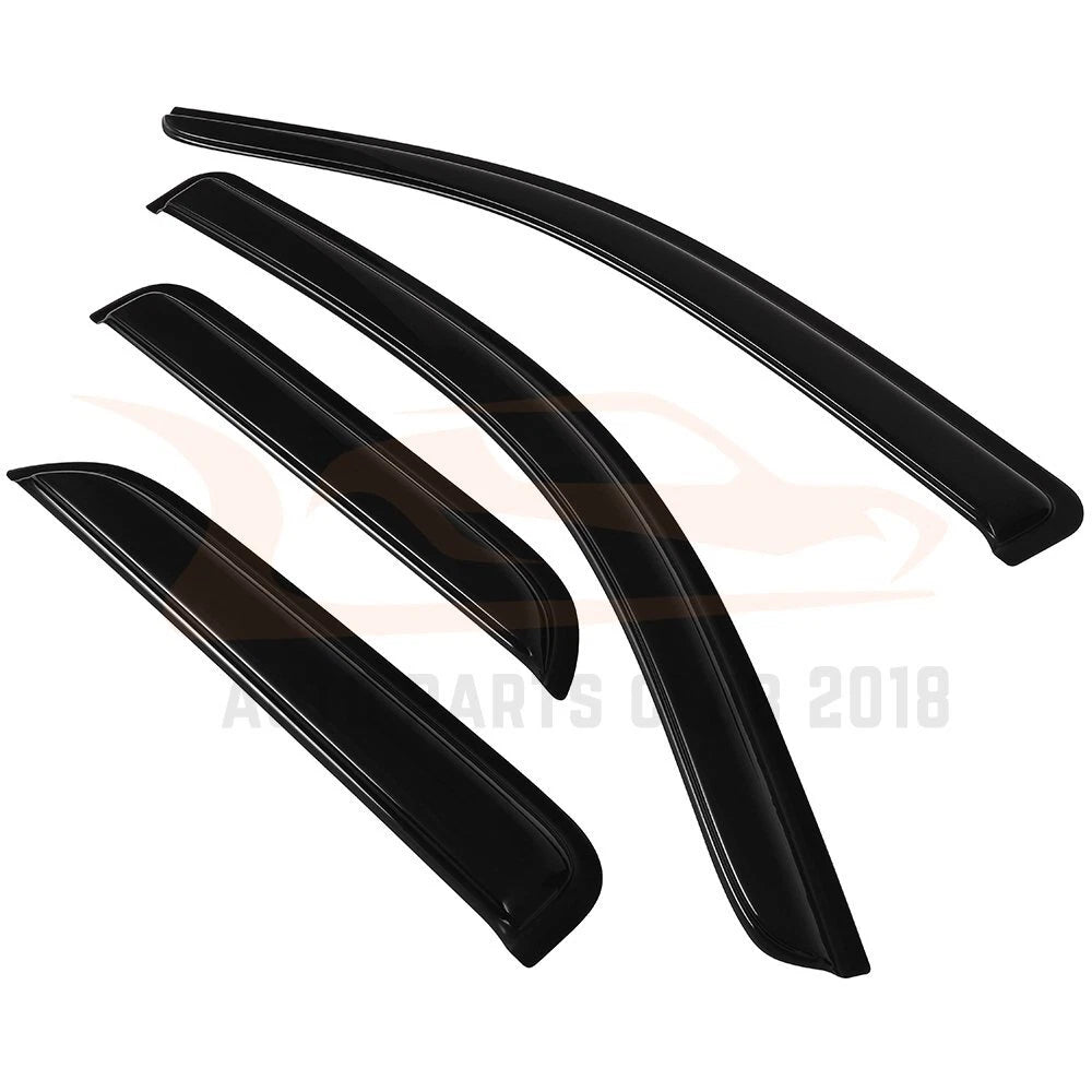 Set of 4 Window Visor Guards for Silverado/Sierra Extended Cab (2014-2019)