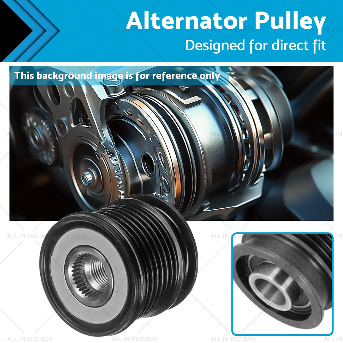 Alternator Pulley for Jeep Grand Cherokee WH 3.0 V6 Turbo (2005–2011)