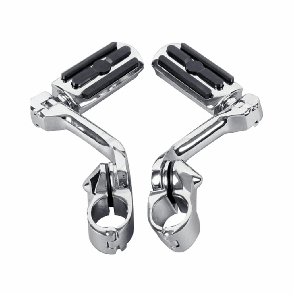 Mustache Engine Guard Highway Bar Footpegs for Harley Softail (2000–2017)
