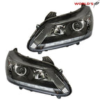Set of 2 LED DRL Halogen Headlights for Honda Accord (2013–2015)