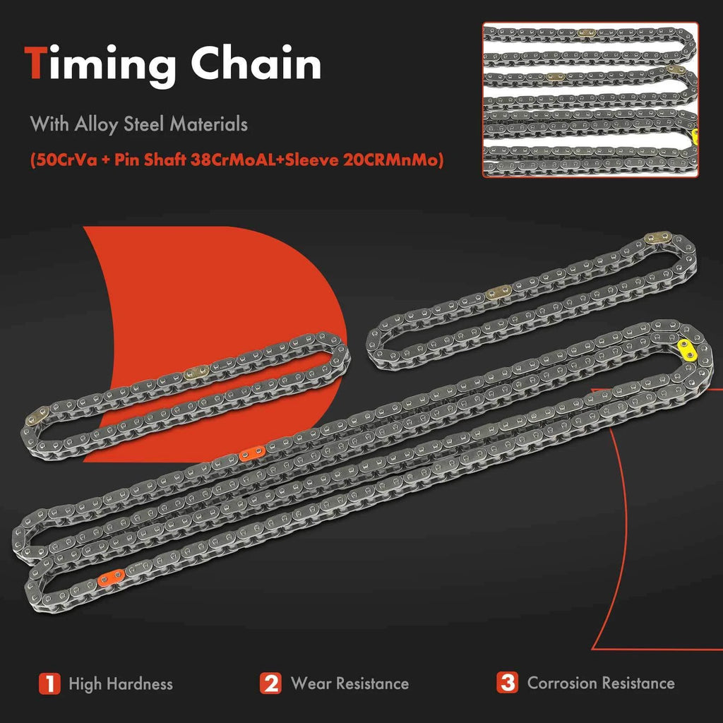 10x Timing Chain Kit for Ford Fusion (2010), Mazda 6 (2009–2011), CX-9 (2007–2011)