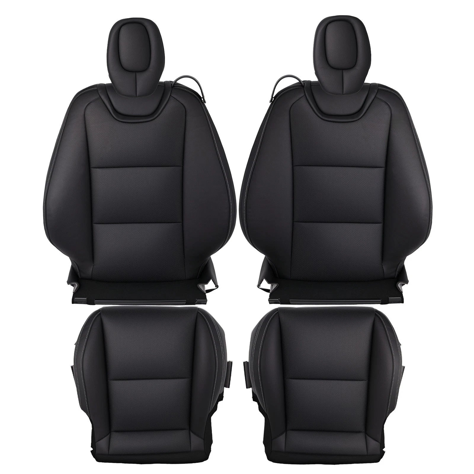 Set of 2 Seat Covers for Chevy Camaro LT 1LT LS (2010–2015) Black