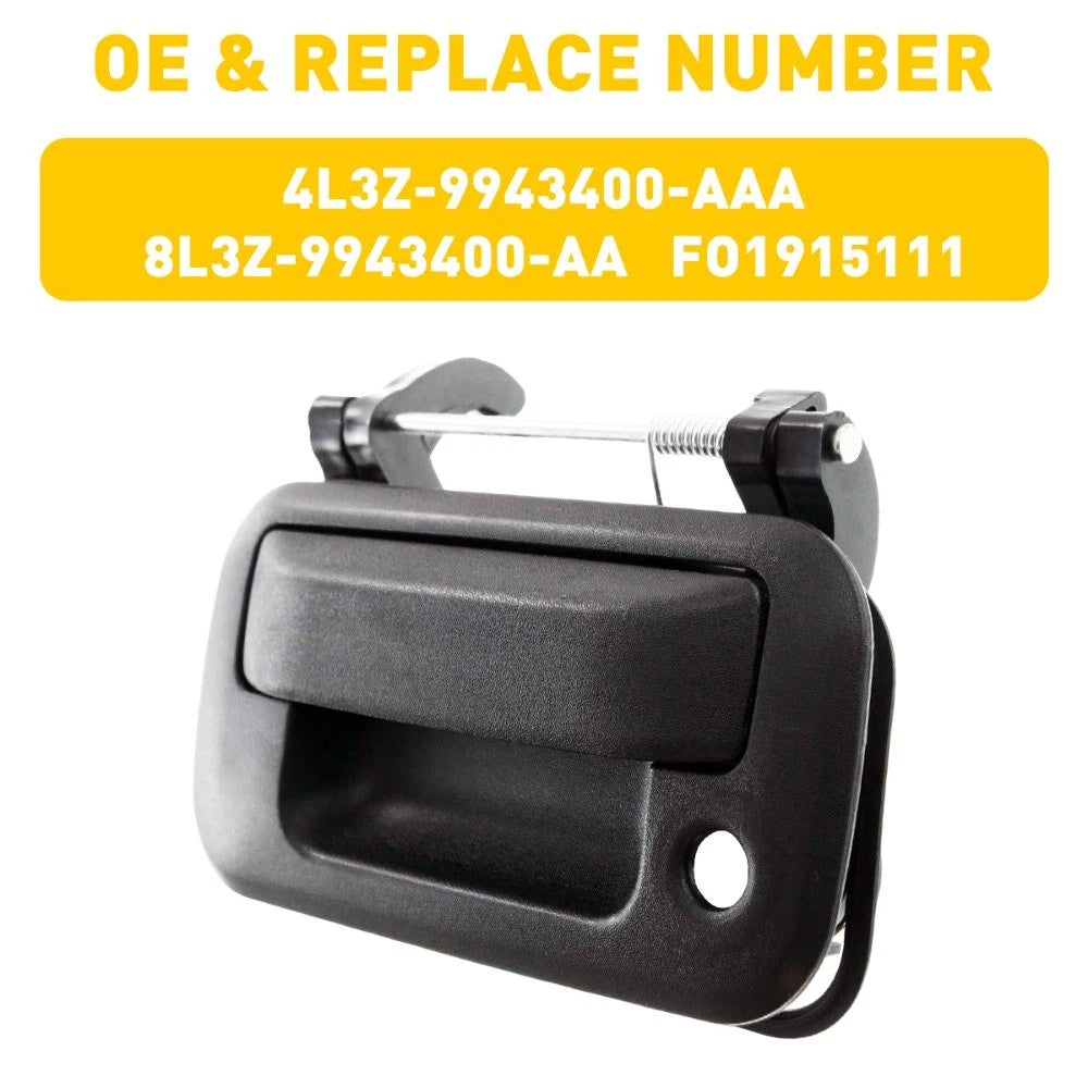 Tailgate Handle for Ford F-150 (2004–2013) Keyhole Textured Black