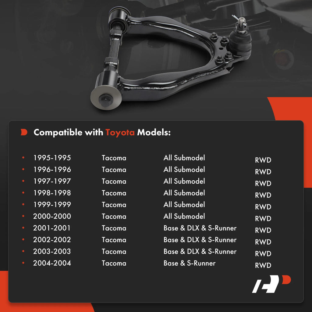 Front Left Upper Control Arm and Ball Joint Assembly for Toyota Tacoma (2005–2023)