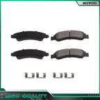 Set of 4 Front Semi-Metallic Brake Pads for Chevrolet Avalanche, Silverado 1500 (2005–2006)