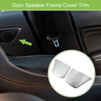 Set of 4 Speaker Frame Cover Trim for Mercedes Benz CLA C117 (2013–2019)