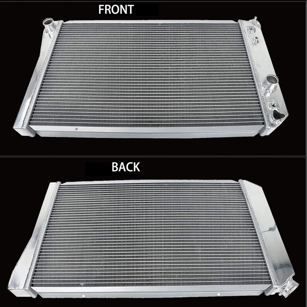 3 Row Aluminum Radiator + Fan Shroud for Chevy S10 Blazer/Pickup V8 (1982–2002)