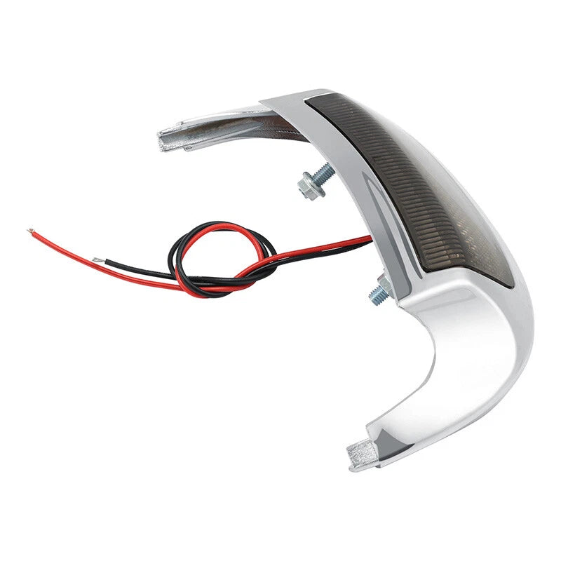 Chrome Front Fender Tip LED Lens for Harley Ultra Limited Low (2014–2022)