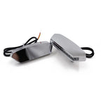 Chrome LED Mirror Block Off Base Plates for Suzuki GSX-R 1000 (2017–2021)