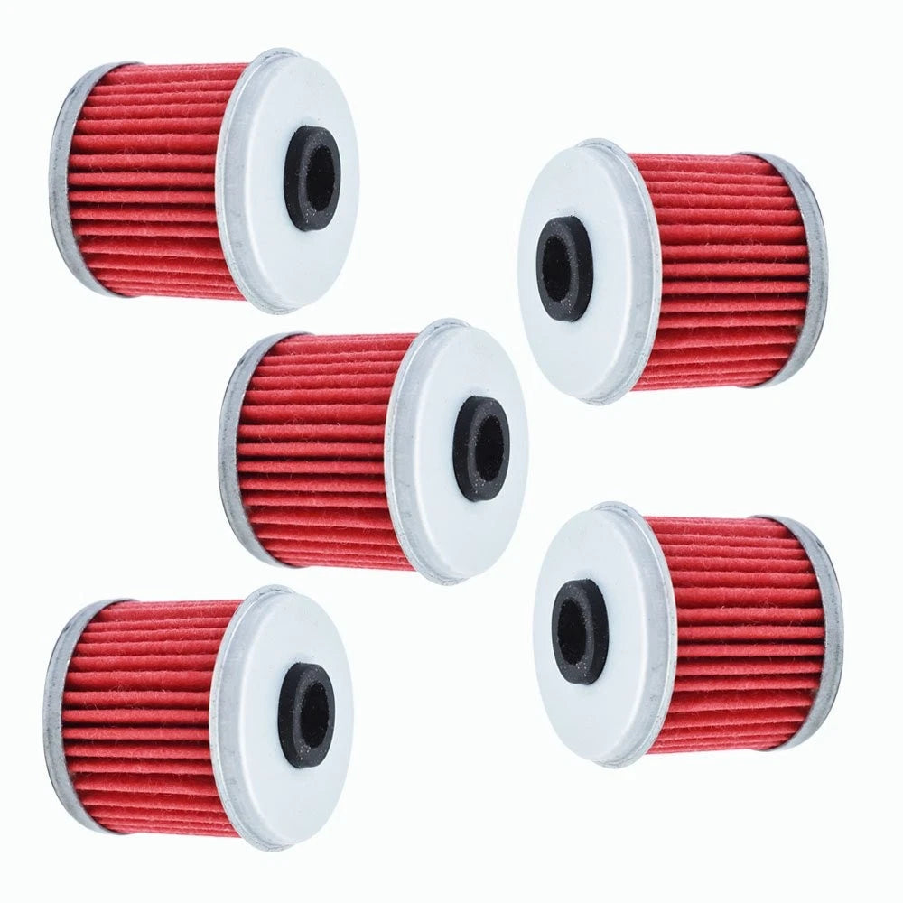 Set of 5 Oil Filters for Honda TRX450R CRF150R CRF250X CRF450R (2004–2023)