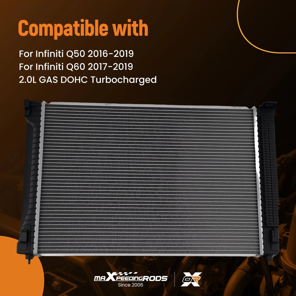 Aluminum Radiator for Infiniti Q50/Q60 (2016-2019)