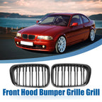 1 Pair Front Hood Bumper Grille for BMW 323i 325i 325xi 328i (2000–2006)