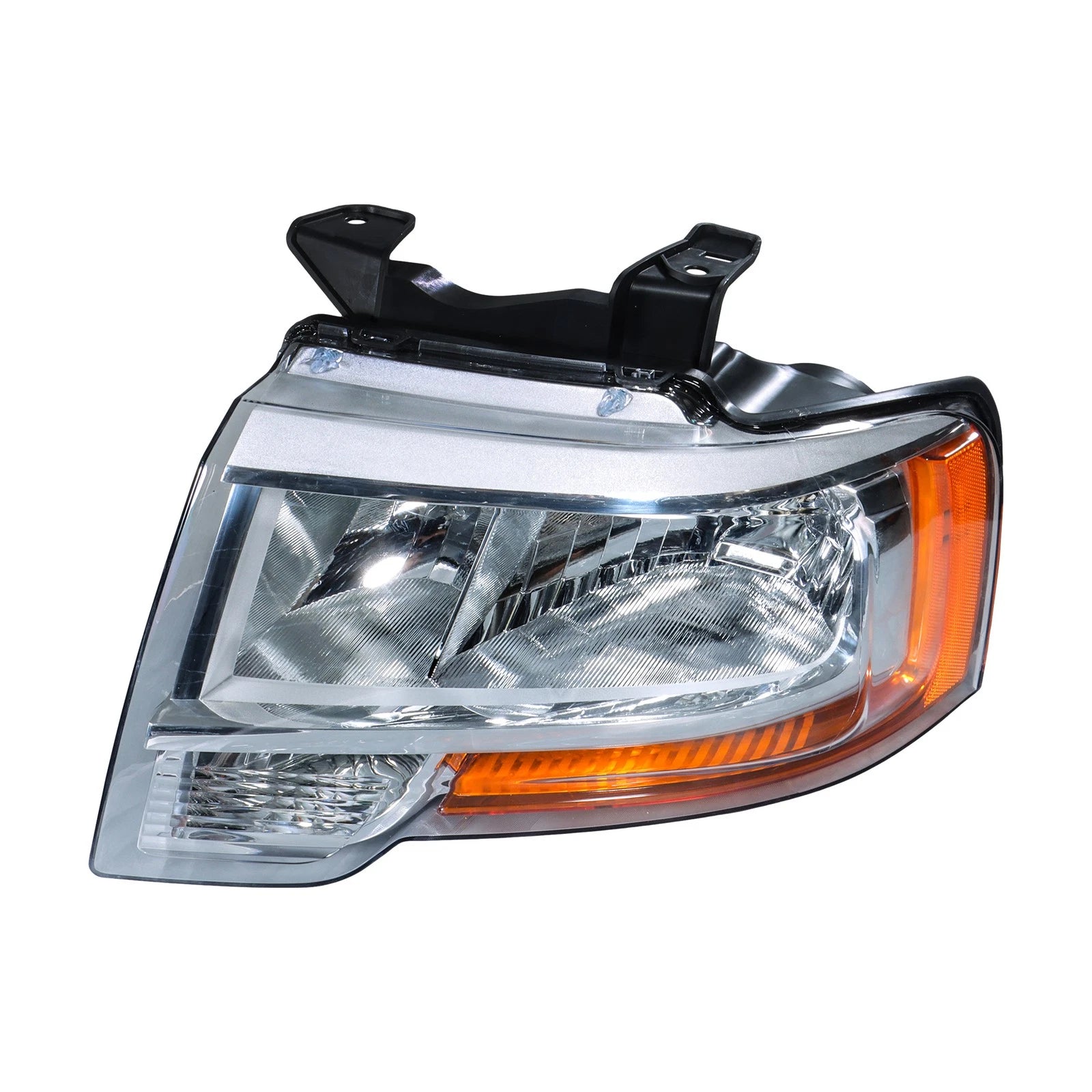 Headlight Assembly for Ford Expedition (2015-2017) Chrome Driver Side Halogen