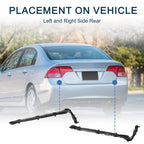 1 Pair Rear Bumper Retainer Bracket No. 71593TR0A02/71598TR0A02 for Honda Civic 